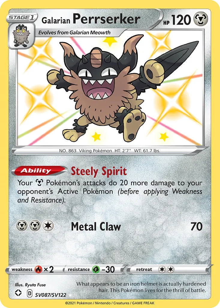 Galarian Perrserker card image
