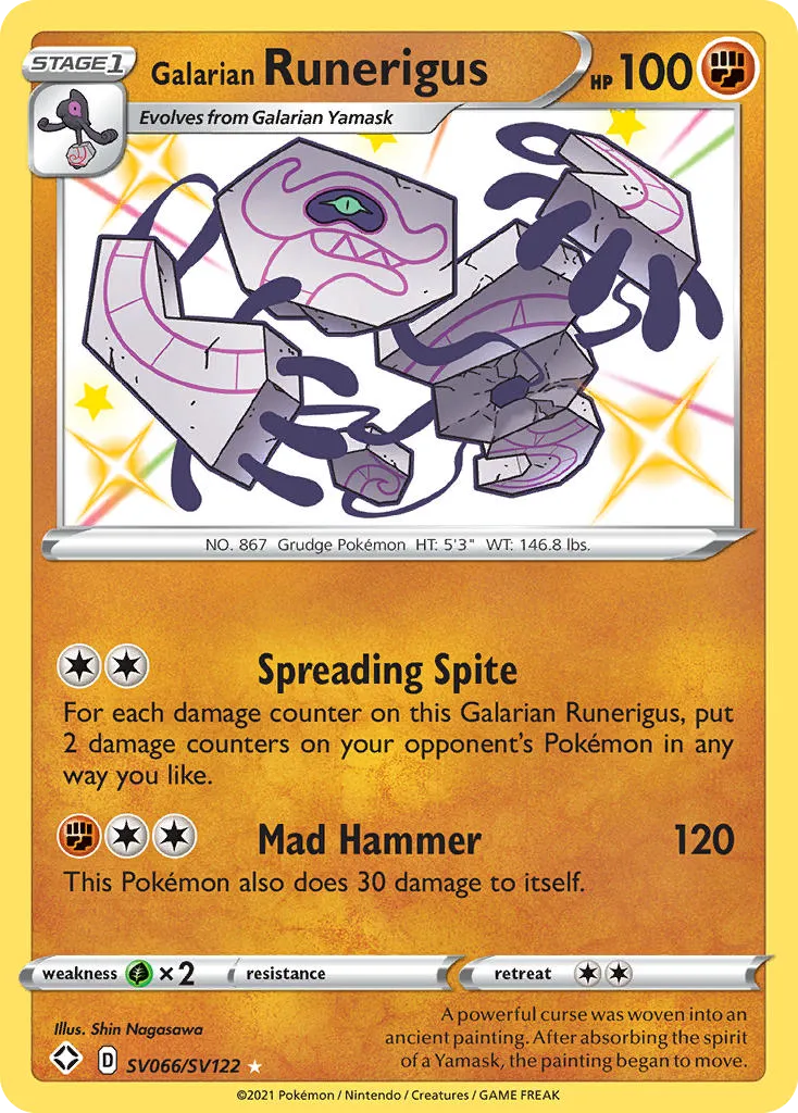 Galarian Runerigus card image