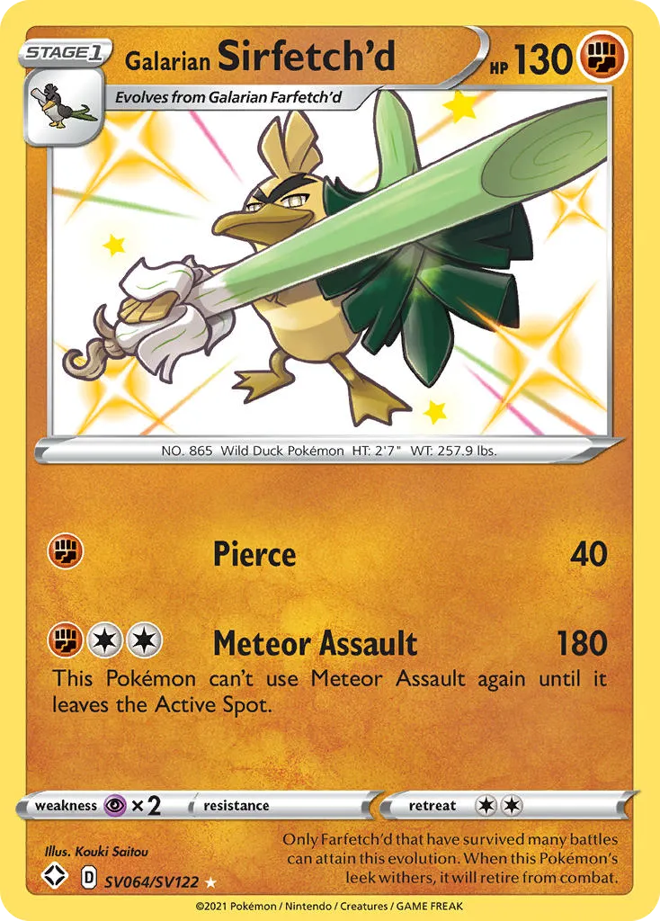 Galarian Sirfetch'd card image