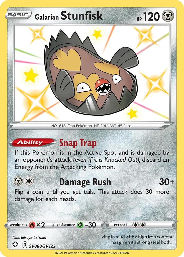 Galarian Stunfisk card image
