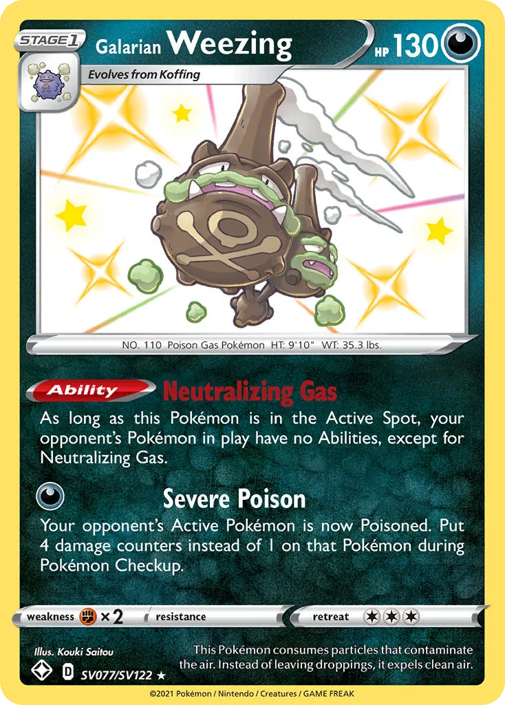 Galarian Weezing card image