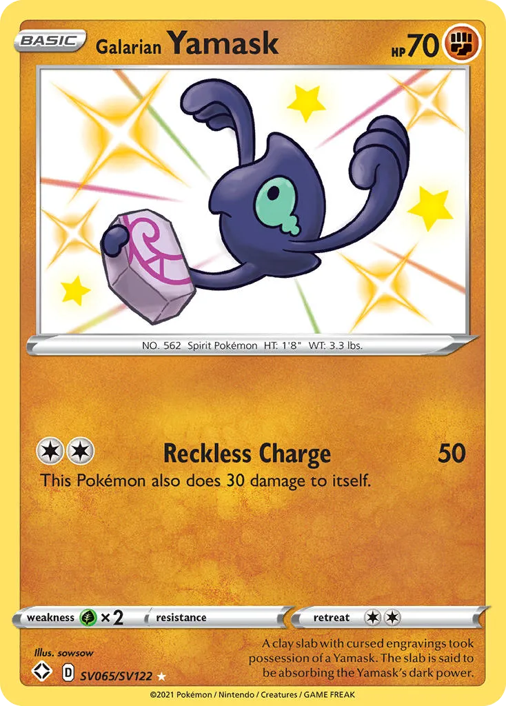 Galarian Yamask card image