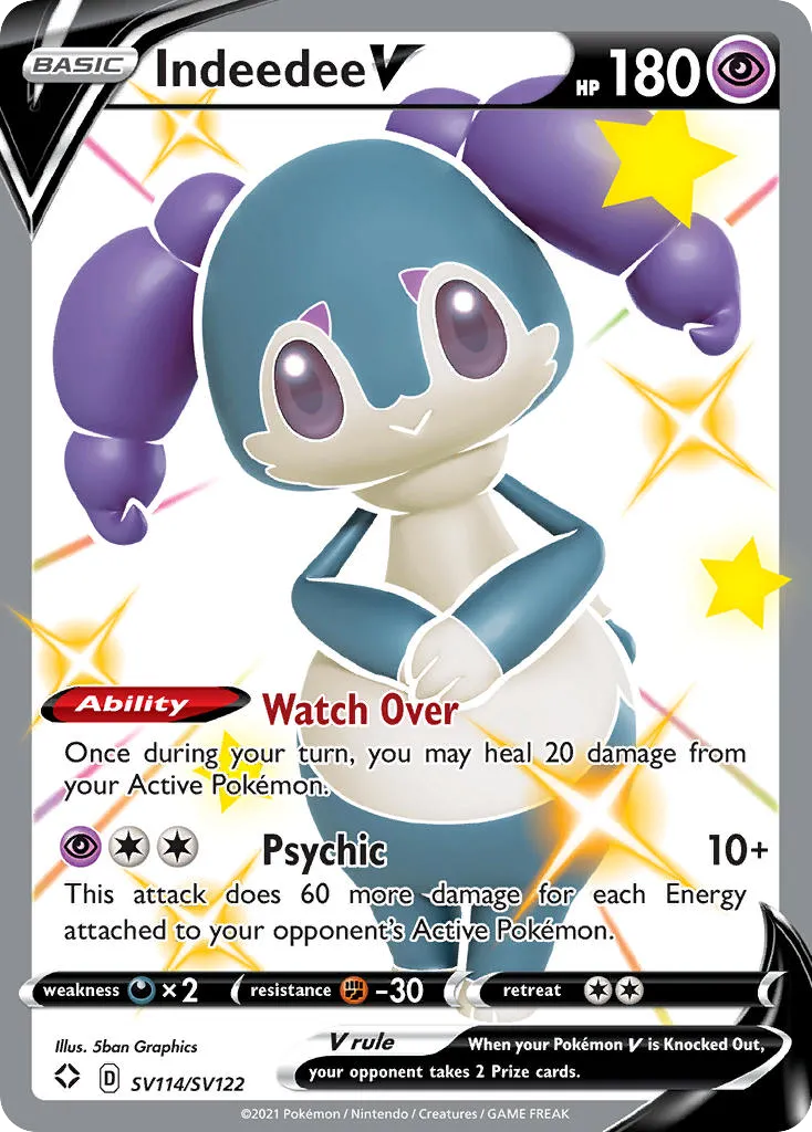 Indeedee V card image