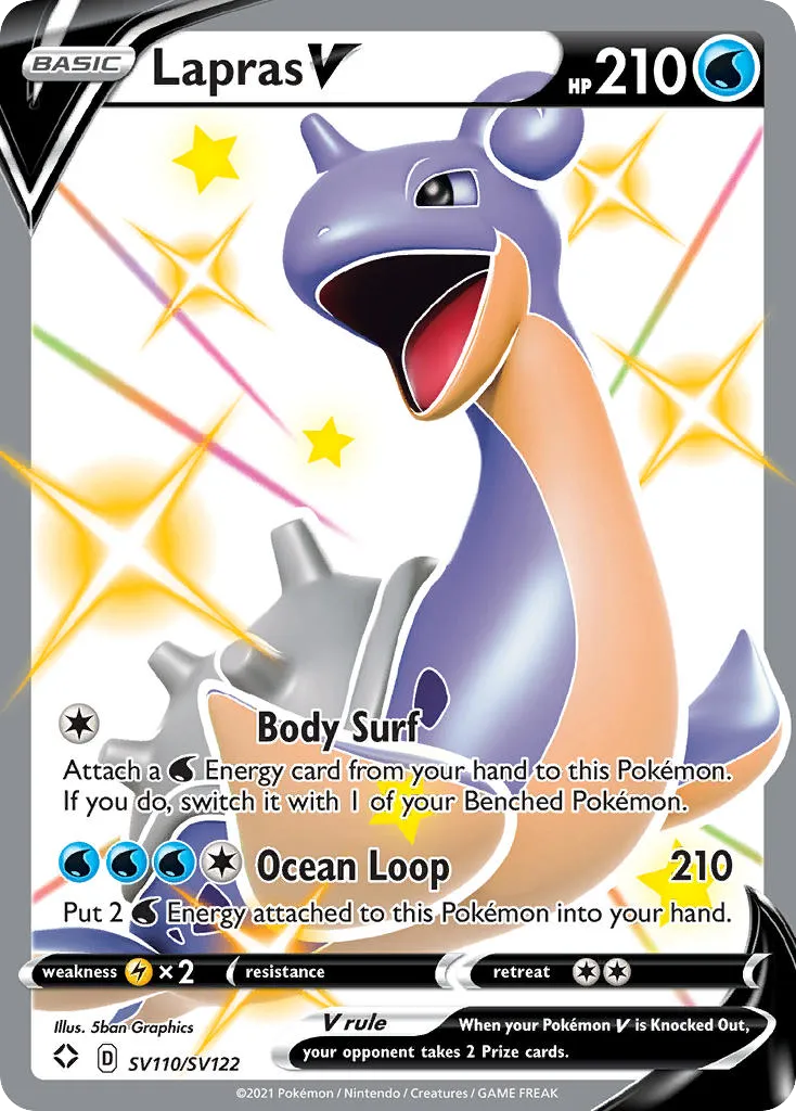 Lapras V card image