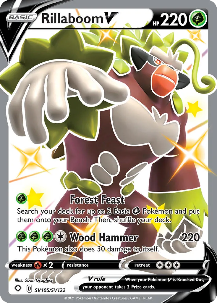 Rillaboom V card image