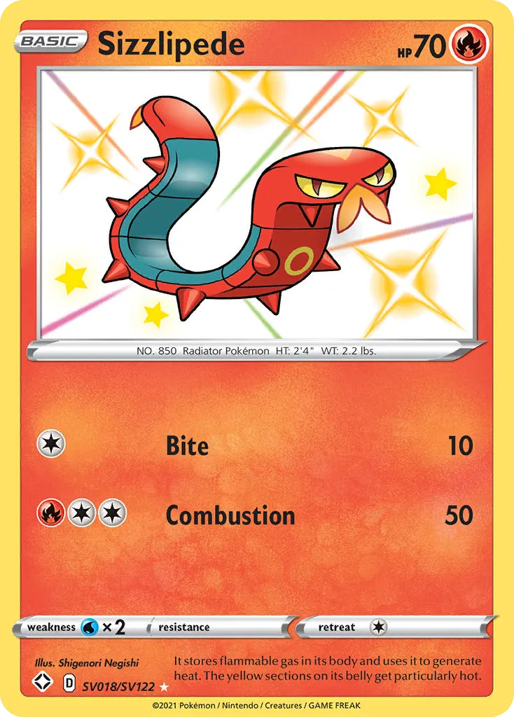 Sizzlipede card image