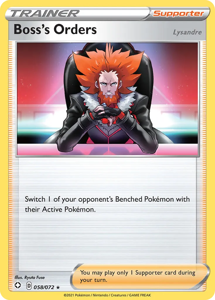 Boss's Orders card image