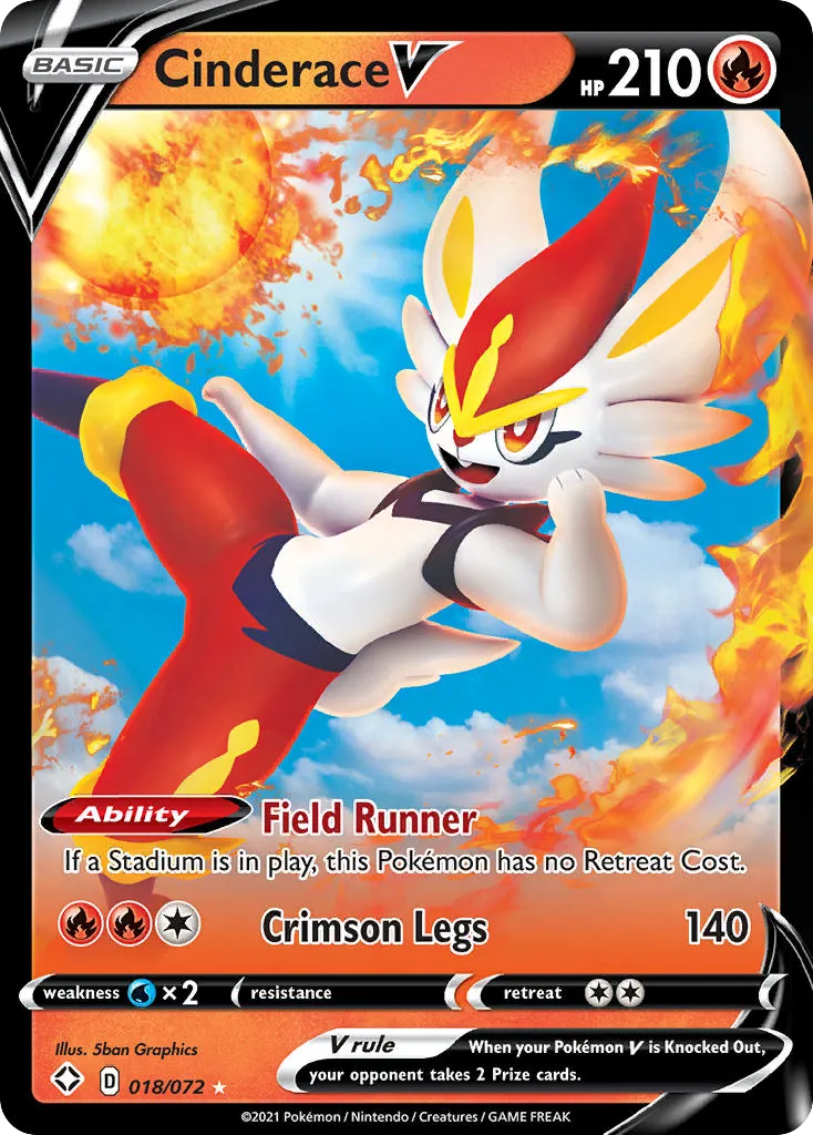Cinderace V card image