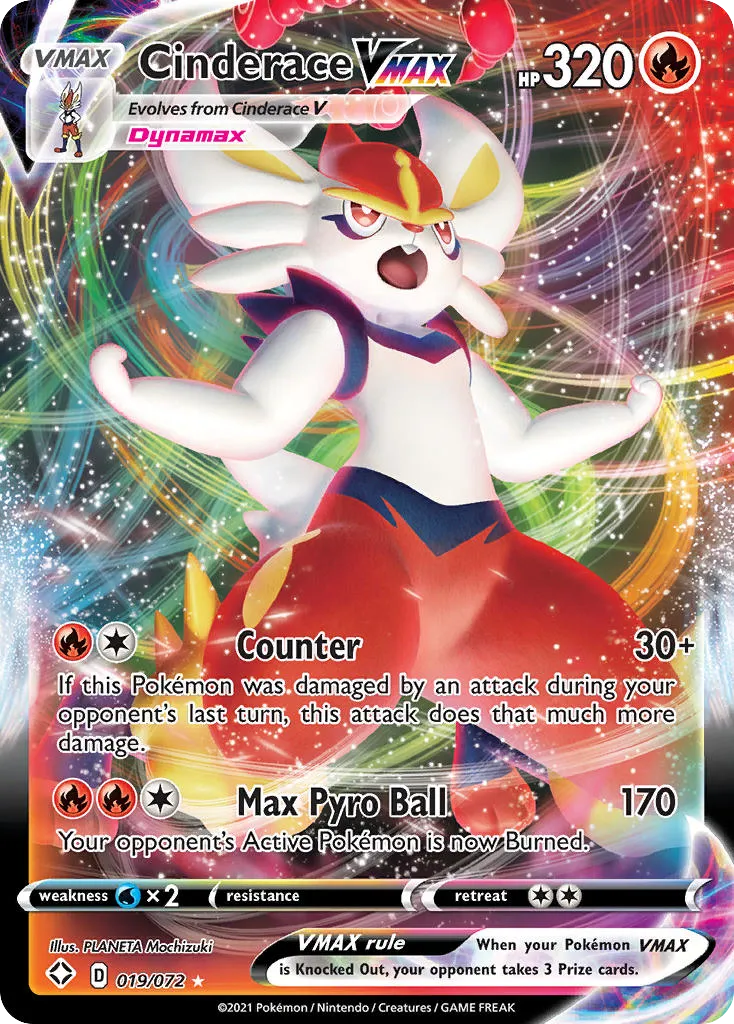 Cinderace VMAX card image