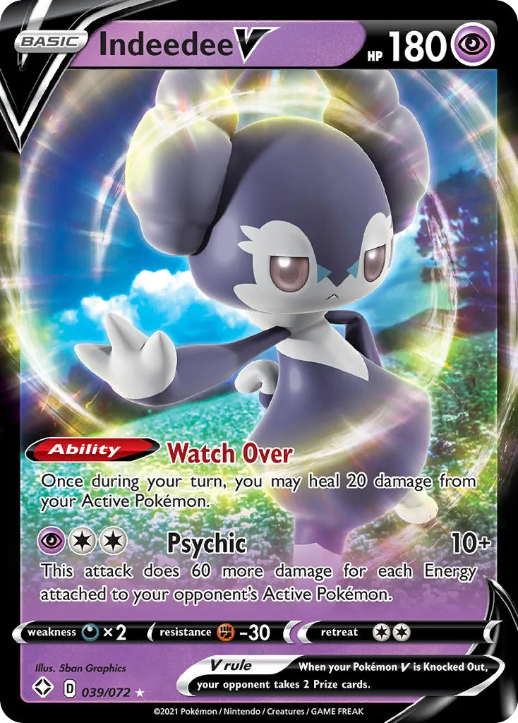 Indeedee V card image