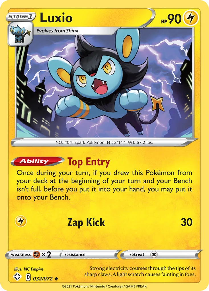 Luxio card image