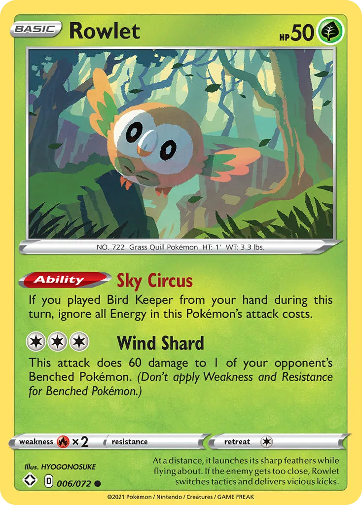 Rowlet card image