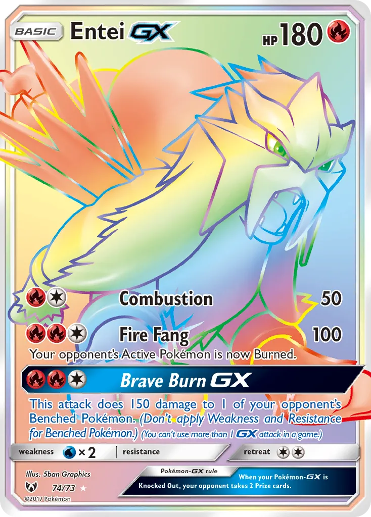 Entei-GX #74 card image