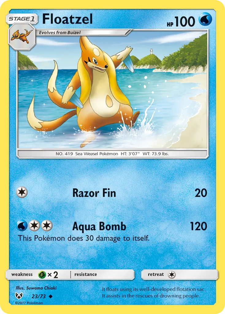 Floatzel card image