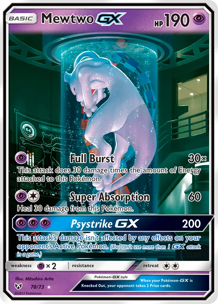 Mewtwo-GX #78 card image