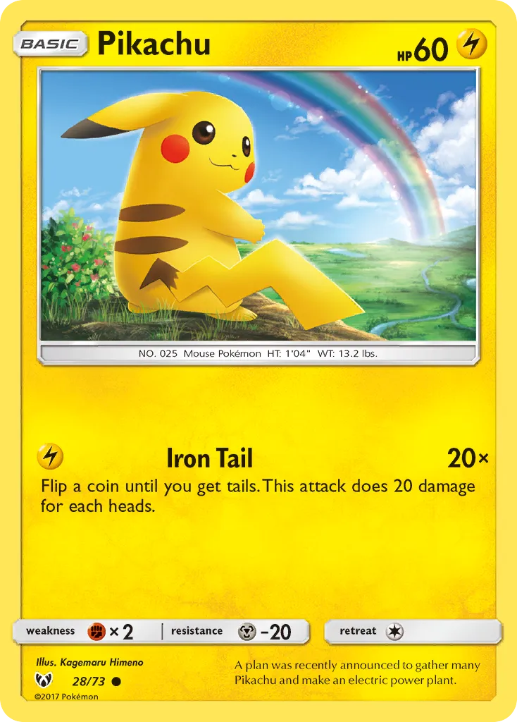 Pikachu card image