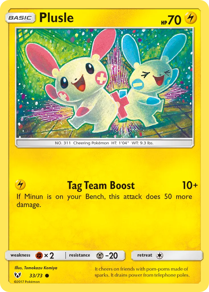 Plusle card image