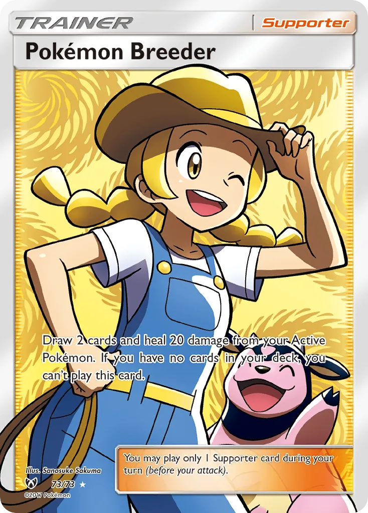 Pokemon Breeder card image