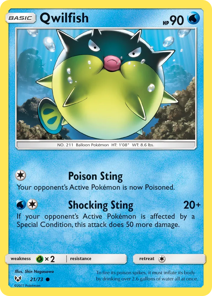 Qwilfish card image