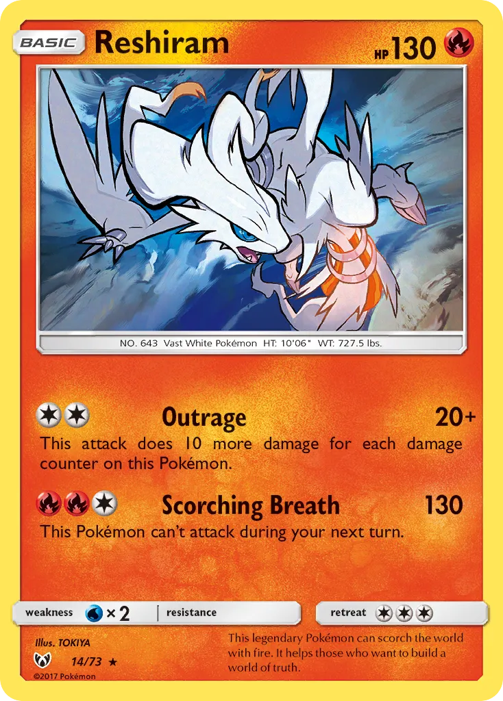 Reshiram card image