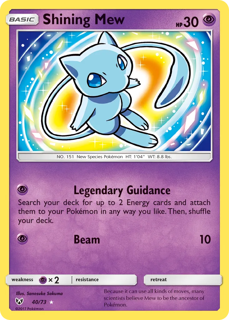 Shining Mew #40 card image