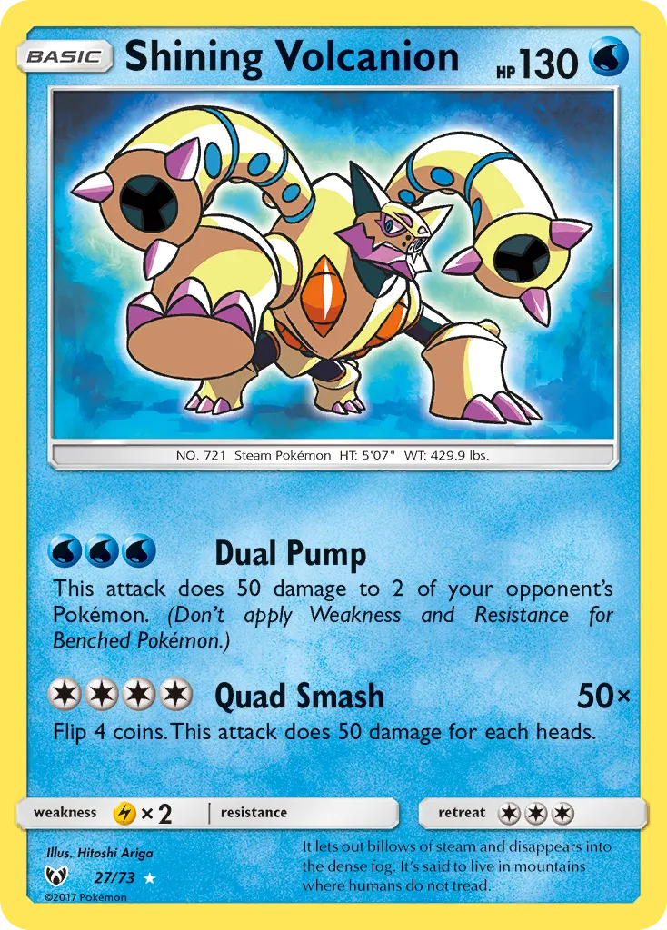 Shining Volcanion card image