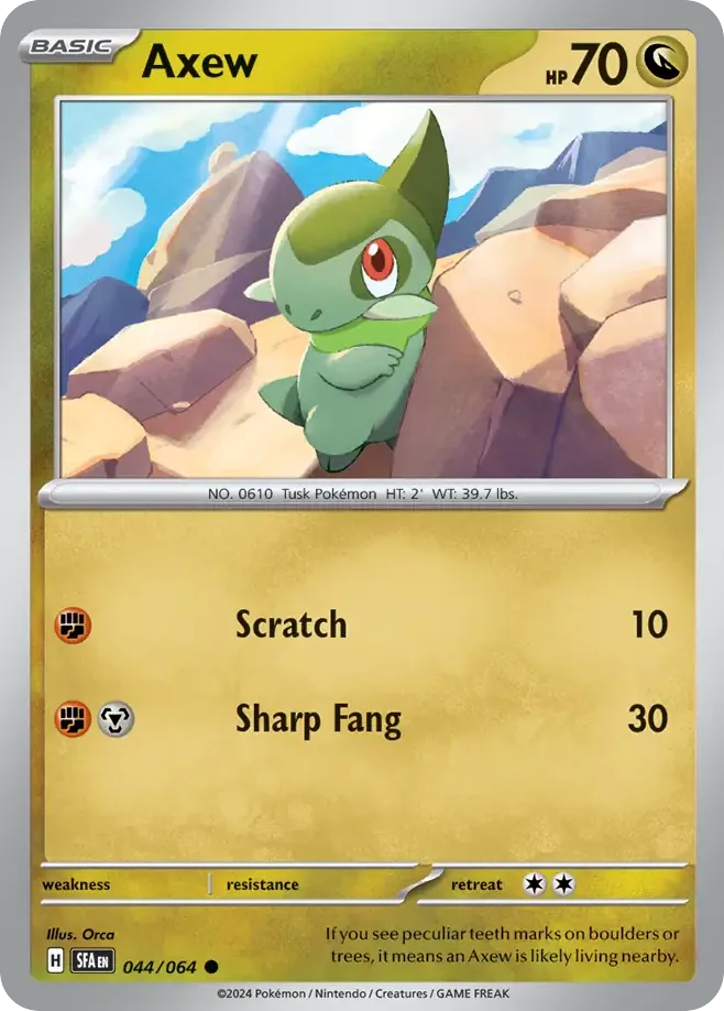 Axew card image