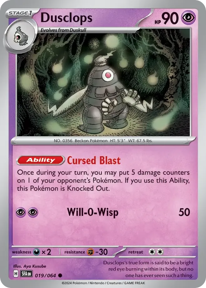 Dusclops card image