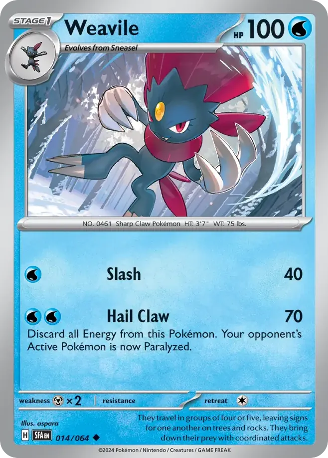 Weavile card image