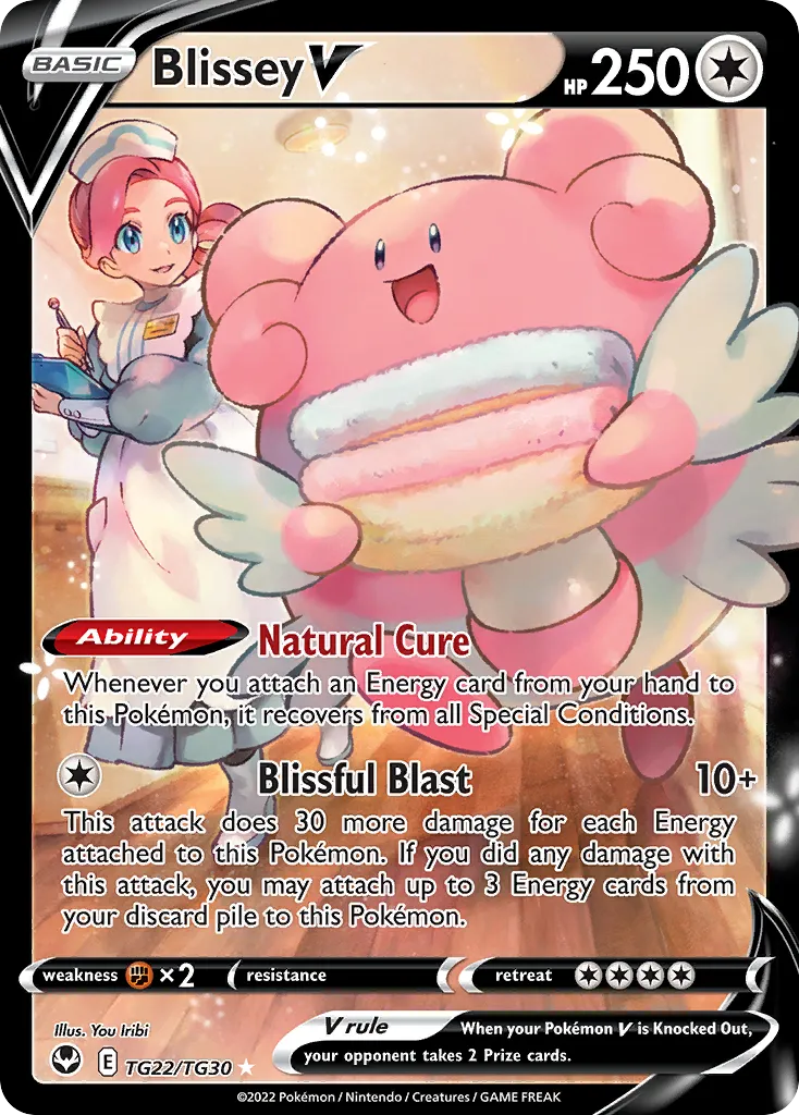 Blissey V #TG22 card image