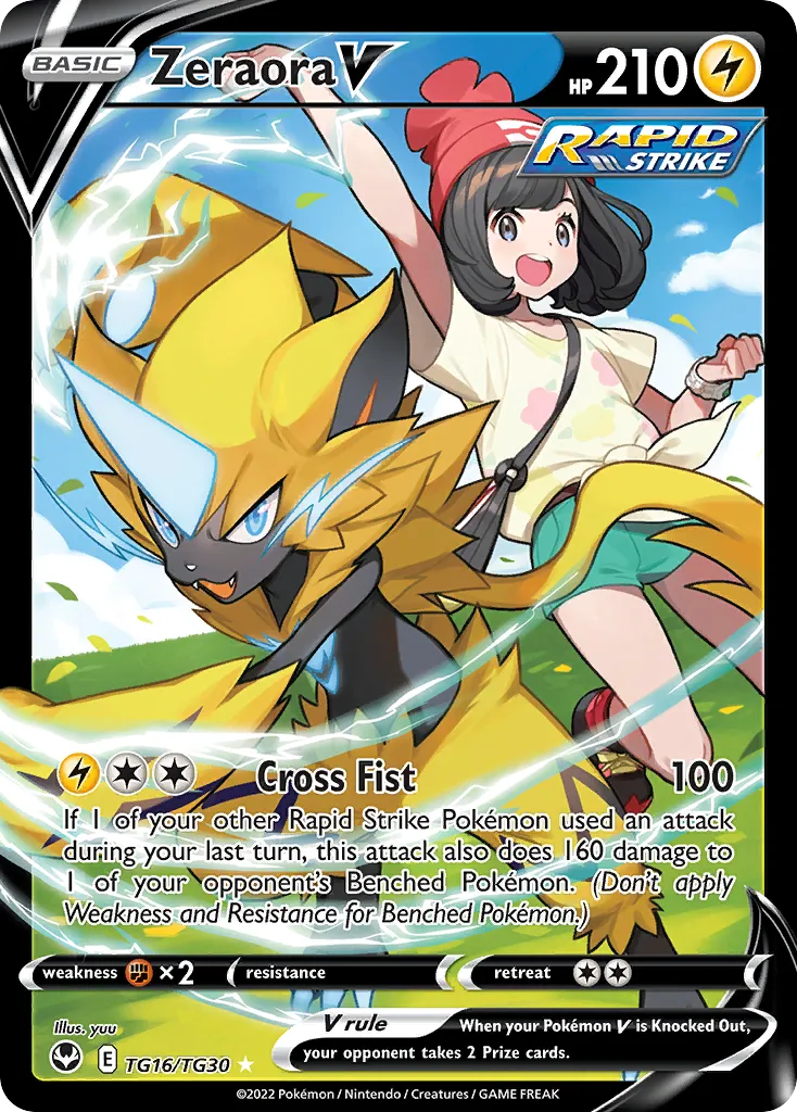 Zeraora V #TG16 card image