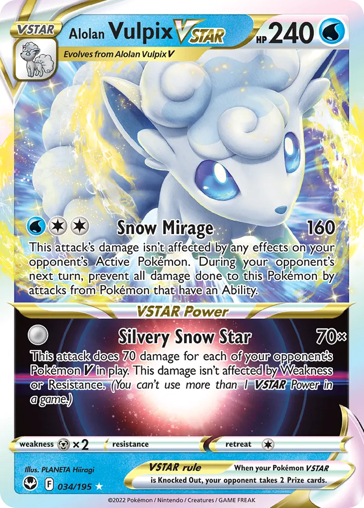 Alolan Vulpix VSTAR card image