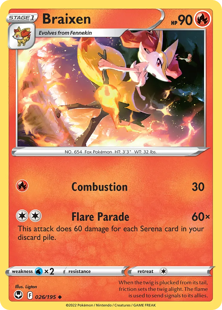 Braixen card image