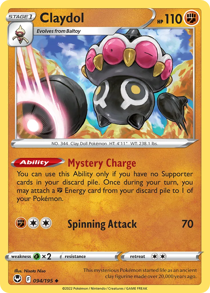 Claydol card image