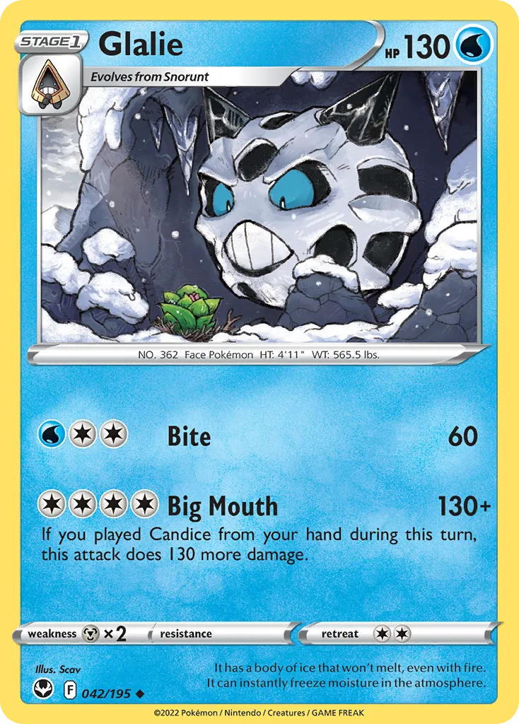 Glalie card image