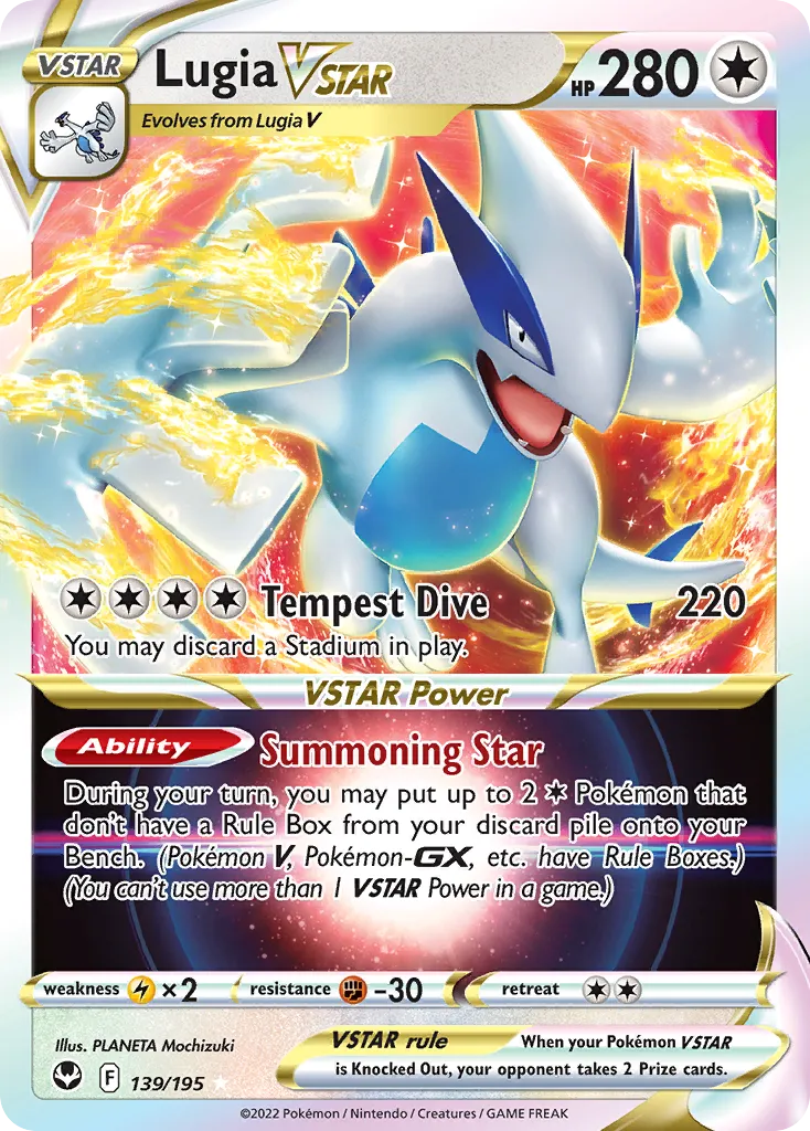 Lugia VSTAR card image