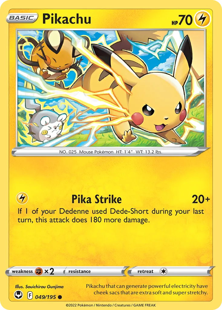 Pikachu card image