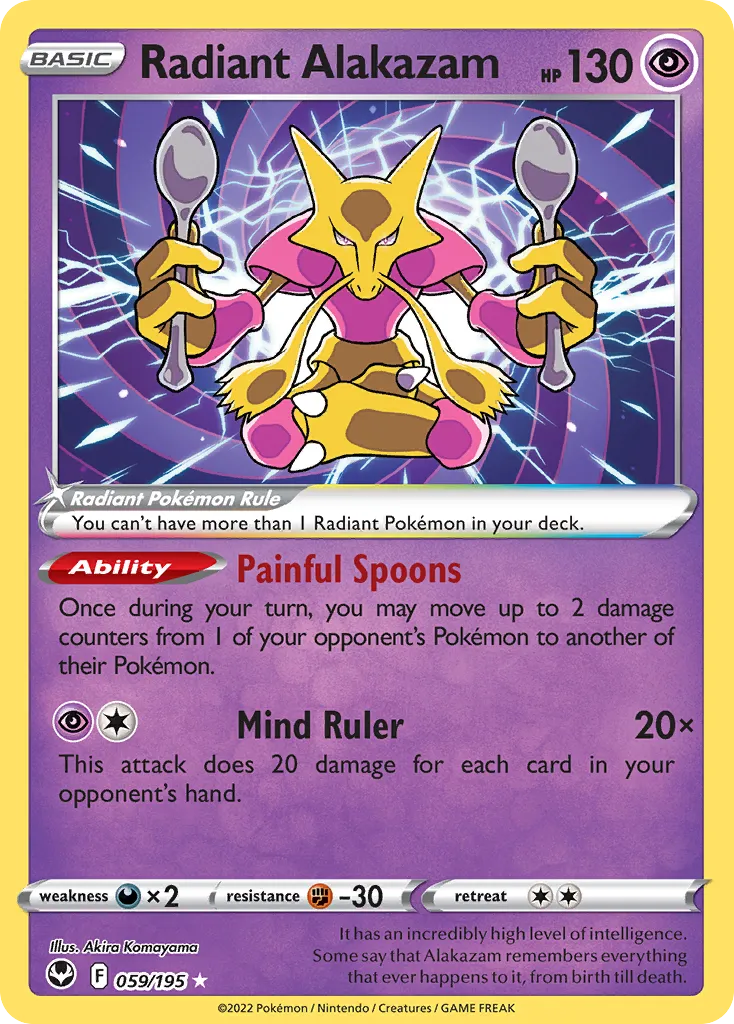 Radiant Alakazam card image