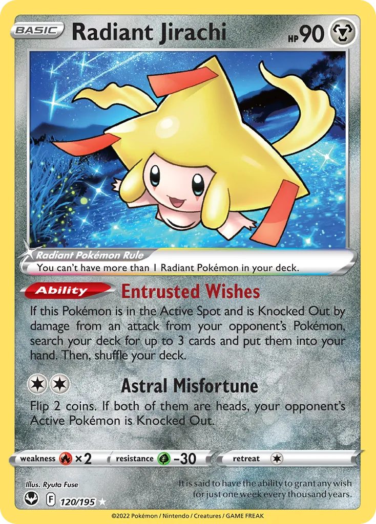 Radiant Jirachi card image