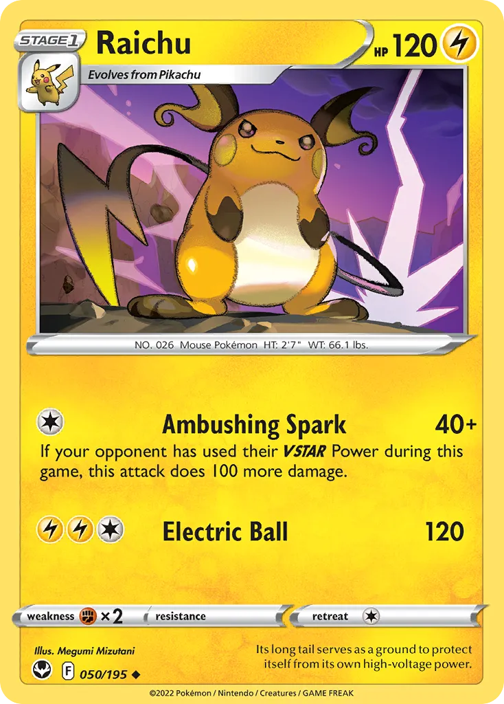 Raichu card image