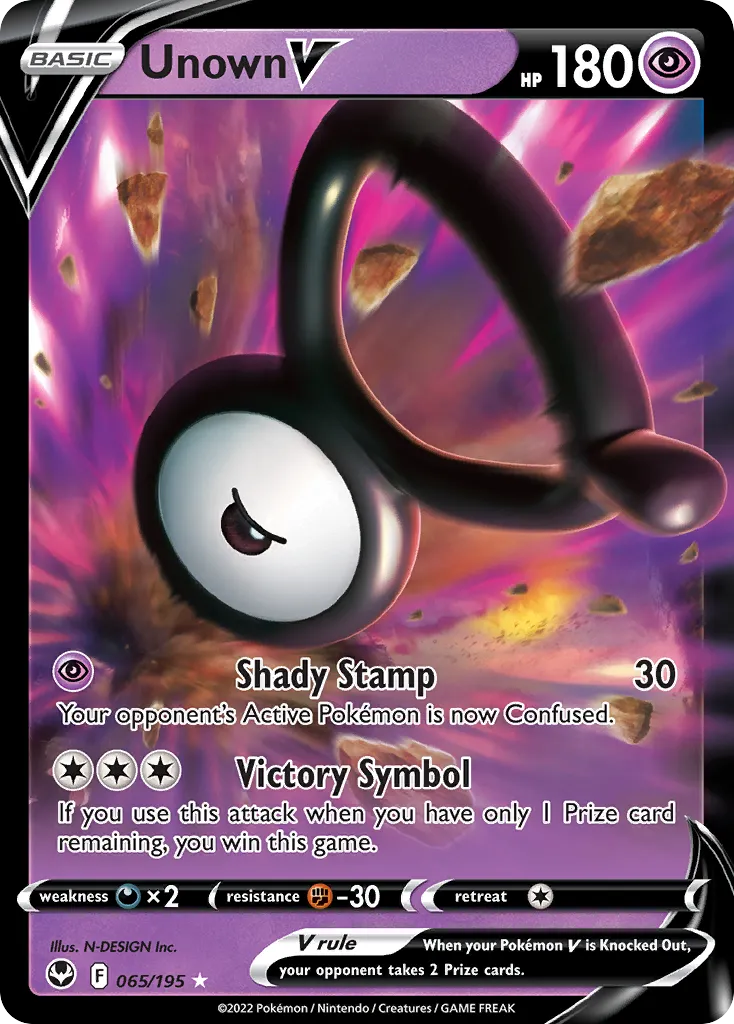 Unown V card image
