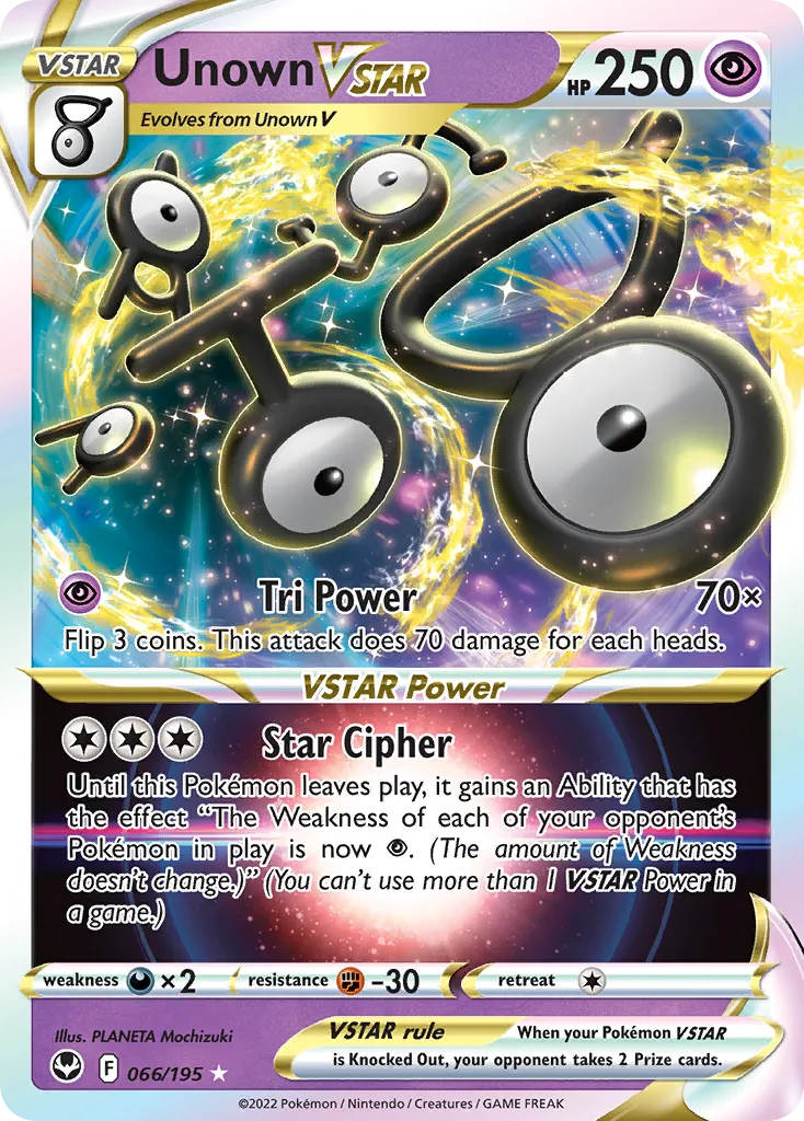 Unown VSTAR card image