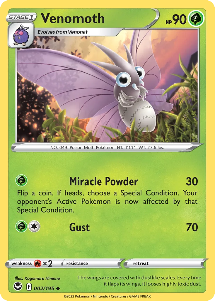 Venomoth card image