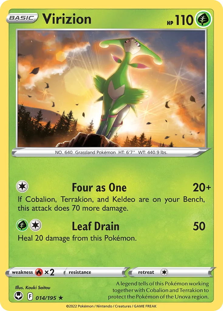 Virizion card image