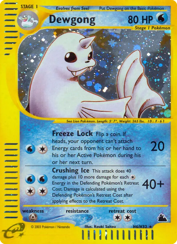 Dewgong card image