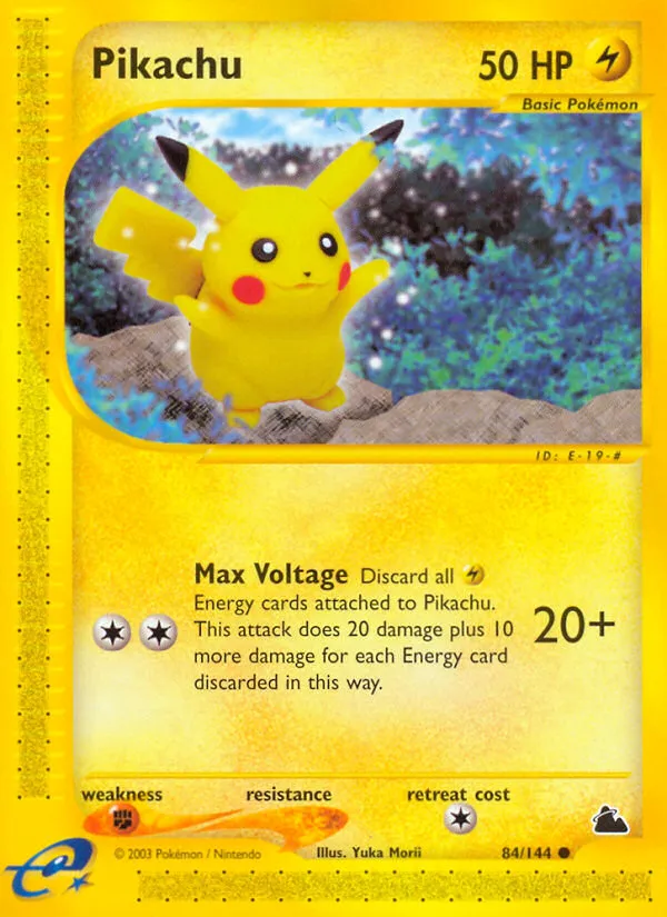 Pikachu card image