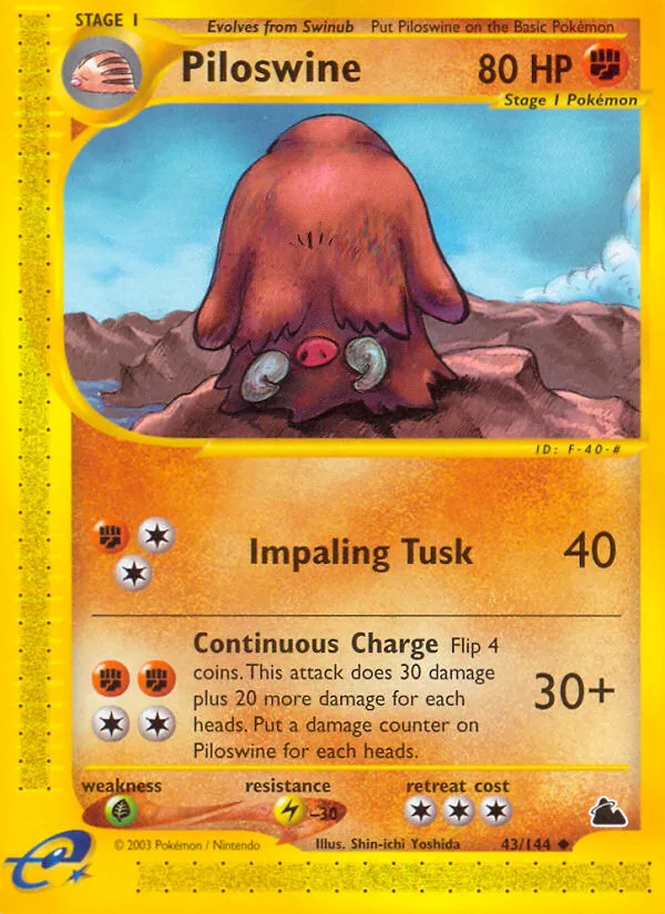 Piloswine card image