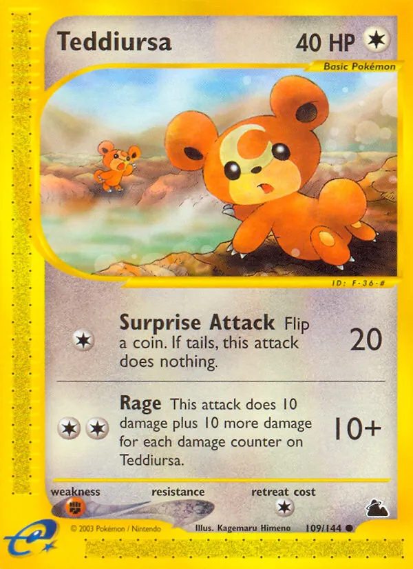Teddiursa card image