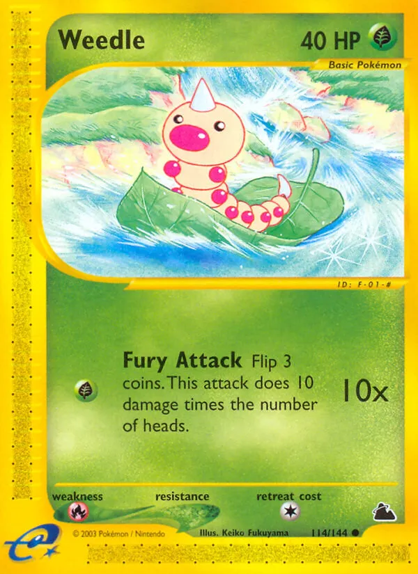 Weedle card image