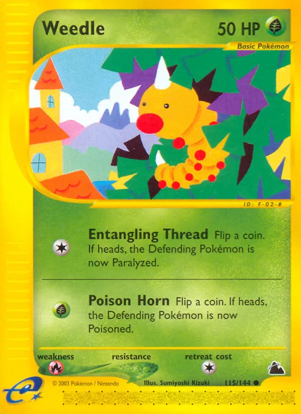 Weedle card image
